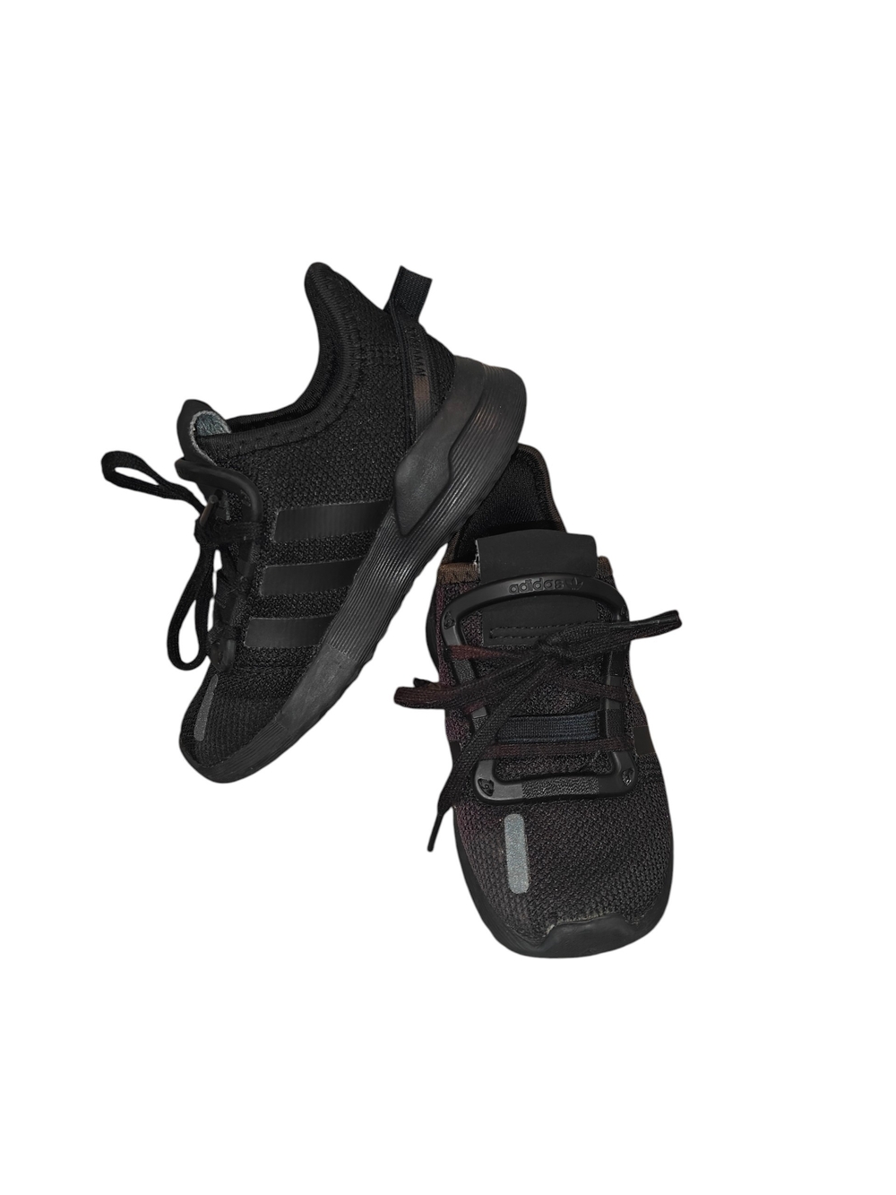 Adidas U_Path Run Infant/Toddler sneakers in the "Core Black" colorway size 7c
